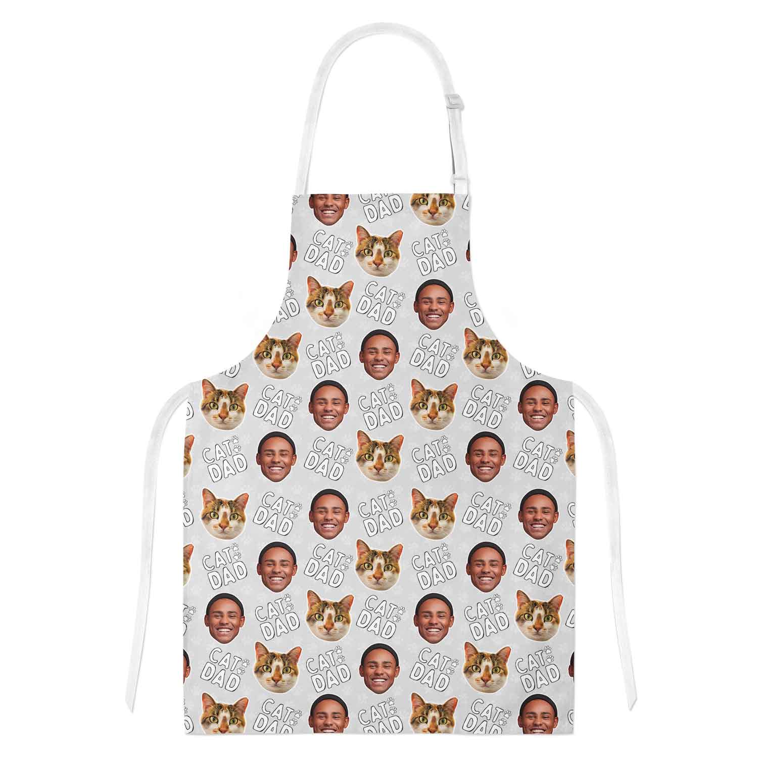 Cat Dad Personalised Apron