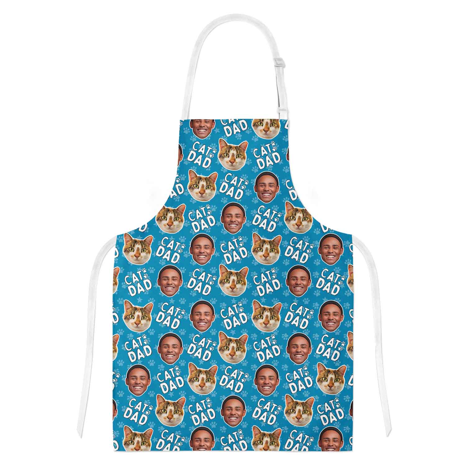 Cat Dad Personalised Apron