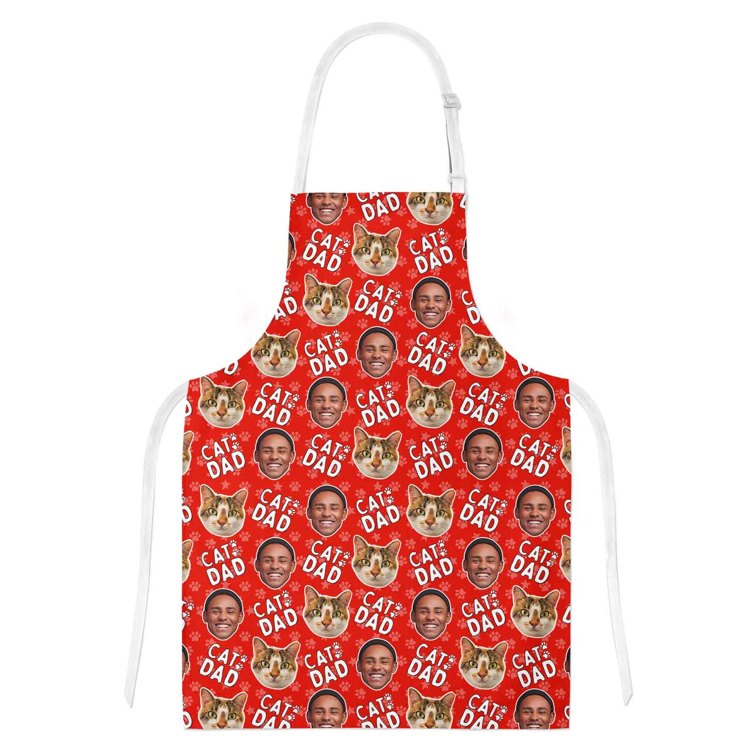 Cat Dad Personalised Apron