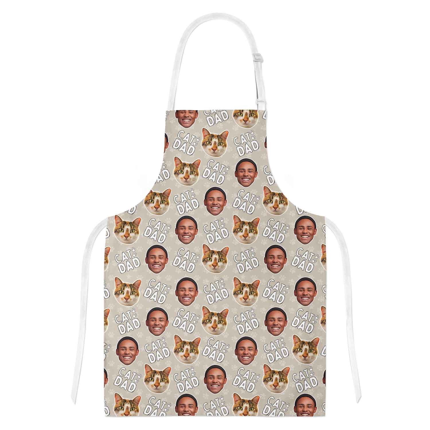 Cat Dad Personalised Apron