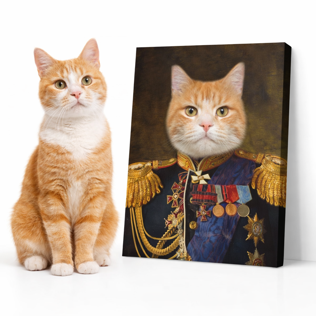 Cat Admiral Canvas