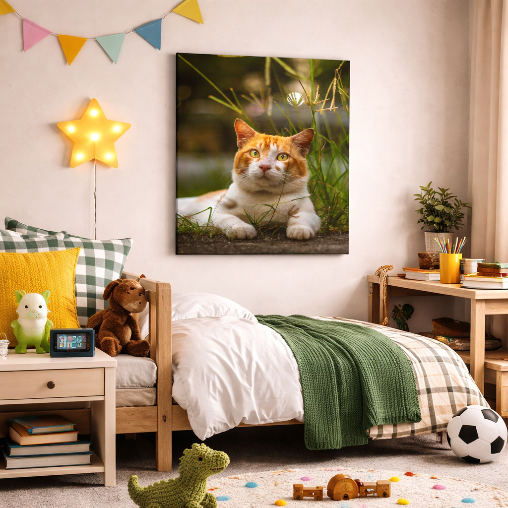 Your Cat Full Photo Canvas