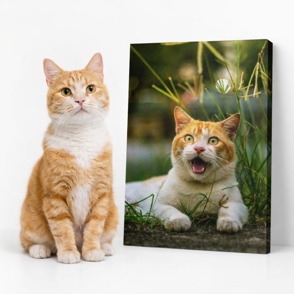 Your Cat Full Photo Canvas