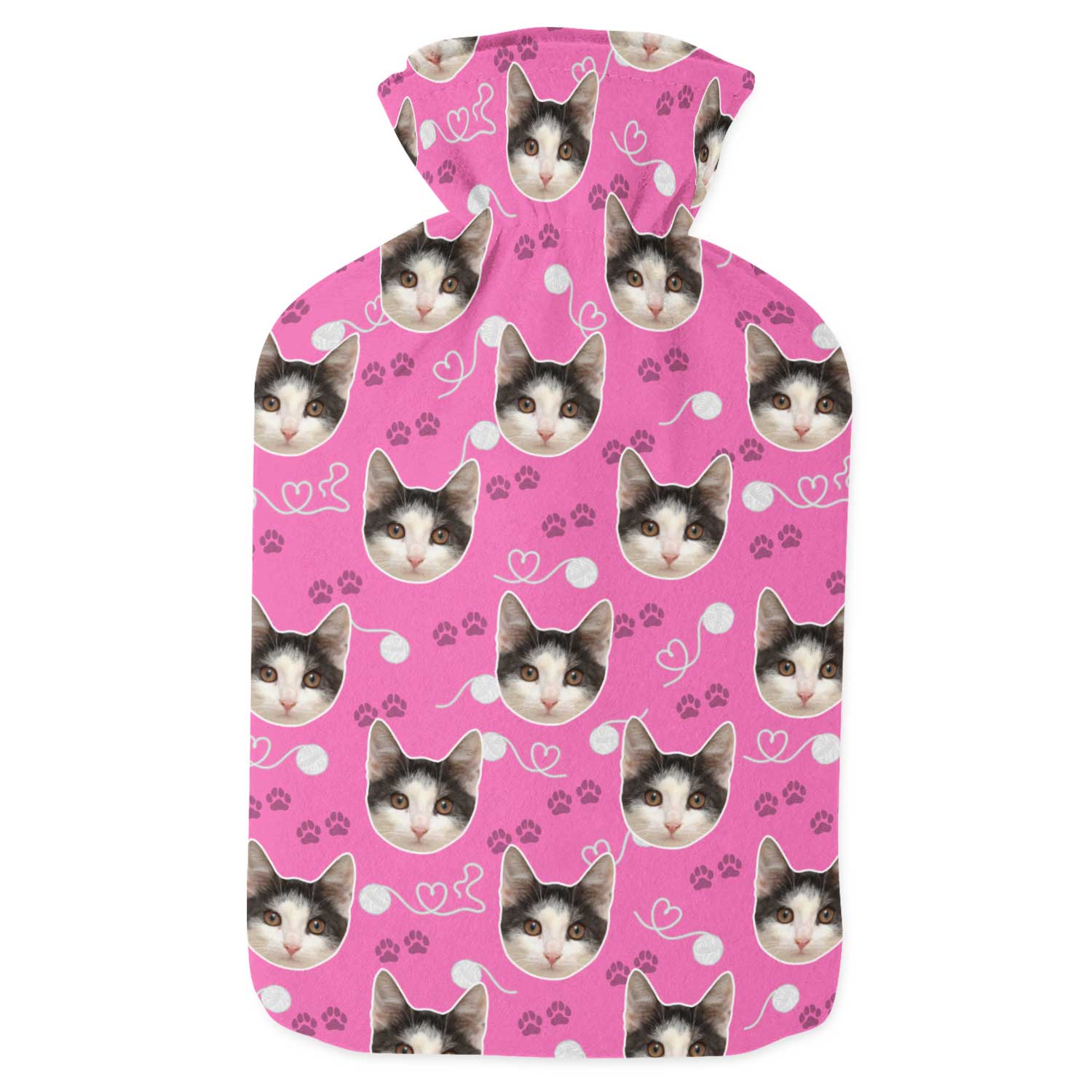 Your Cat Paw Prints Hot Water Bottle