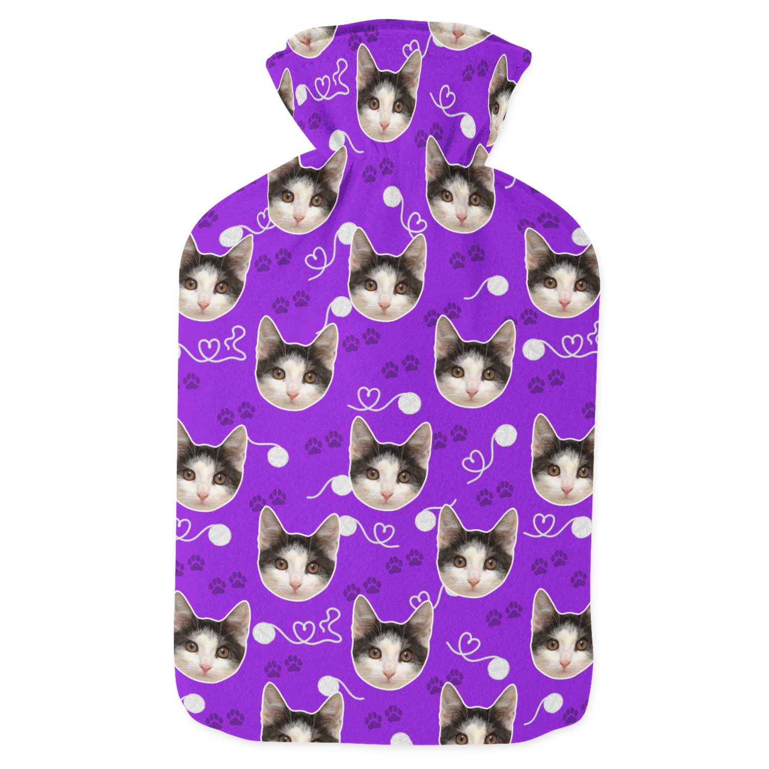 Your Cat Paw Prints Hot Water Bottle
