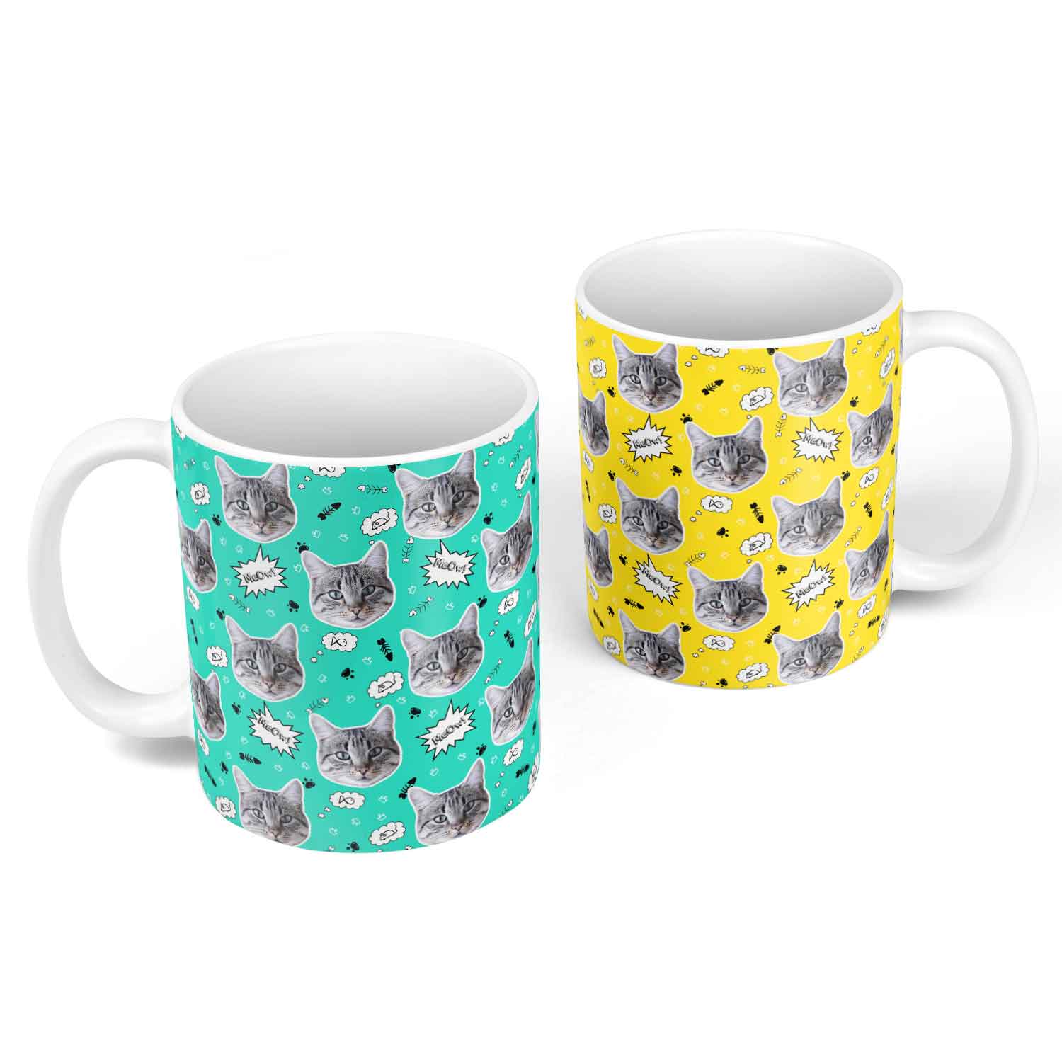The 'Meow!' Custom Cat Mug