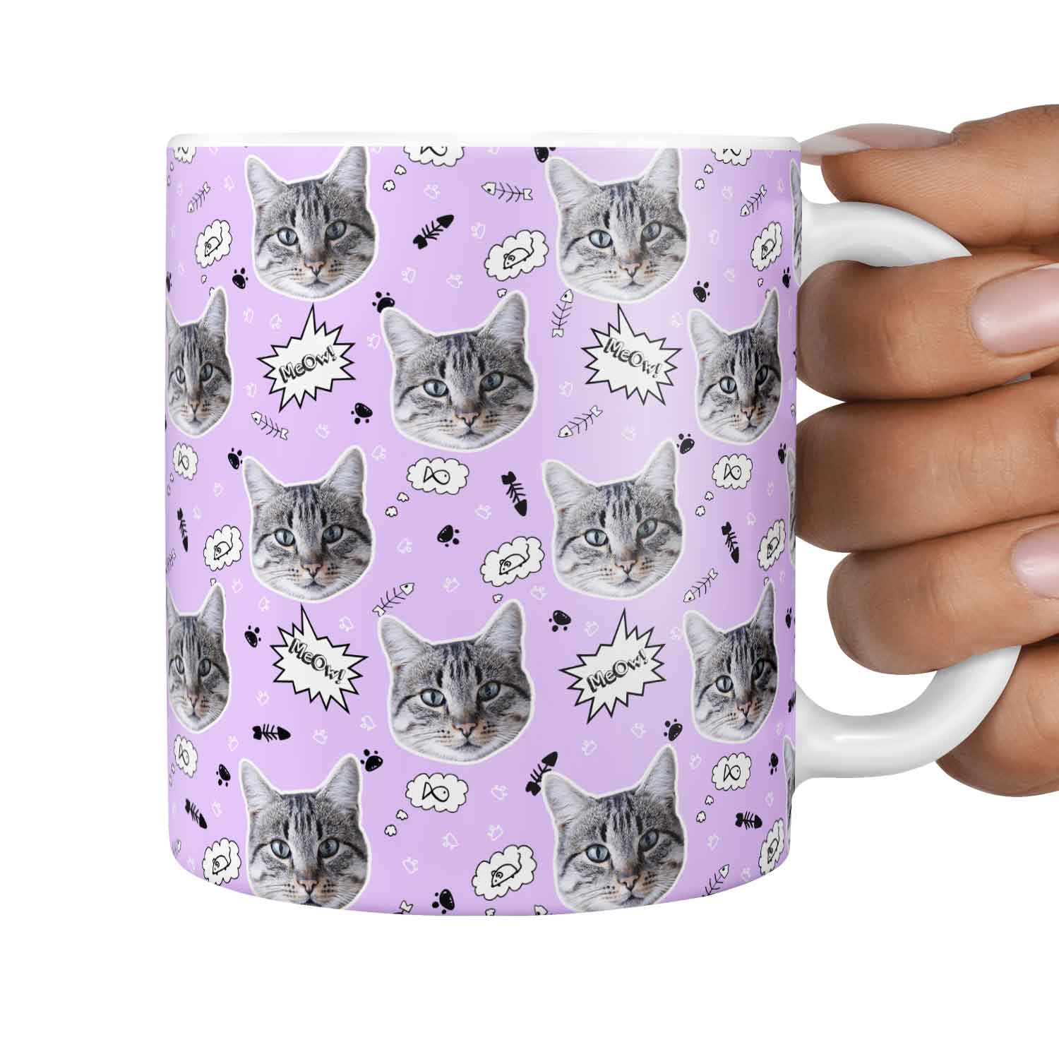 The 'Meow!' Custom Cat Mug