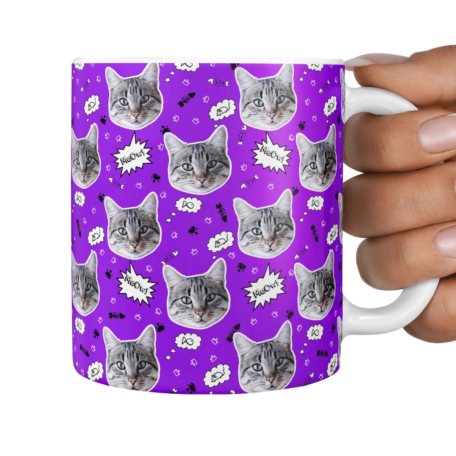 The 'Meow!' Custom Cat Mug