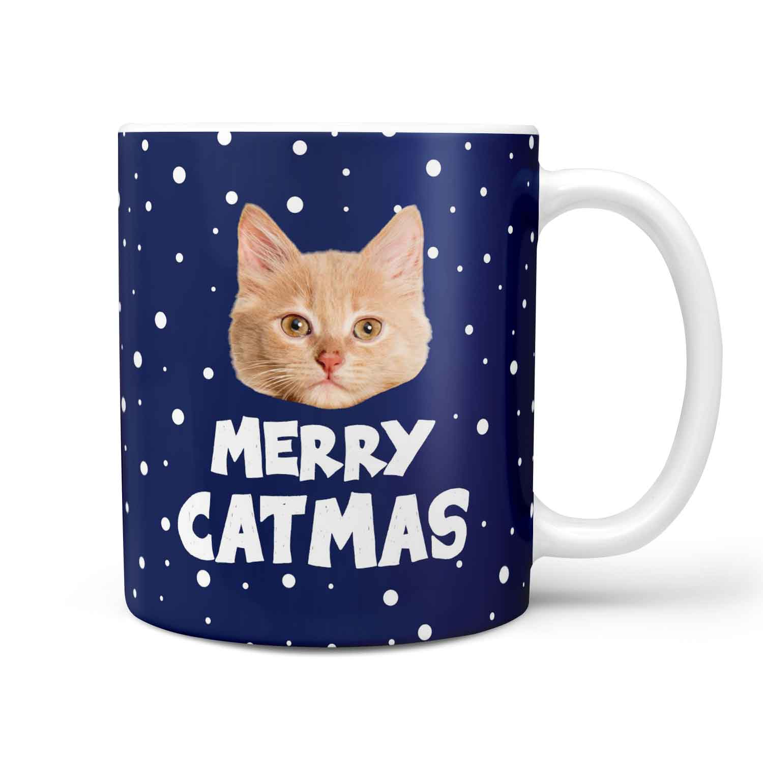 Merry Catmas Personalised Christmas Mug
