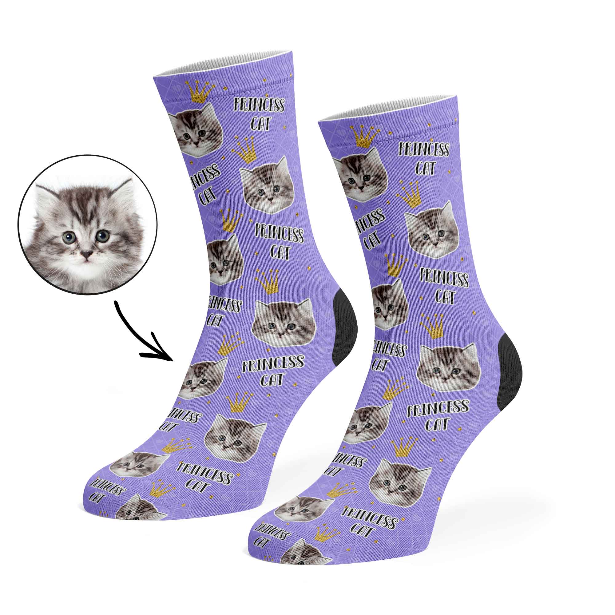Princess Cat Socks
