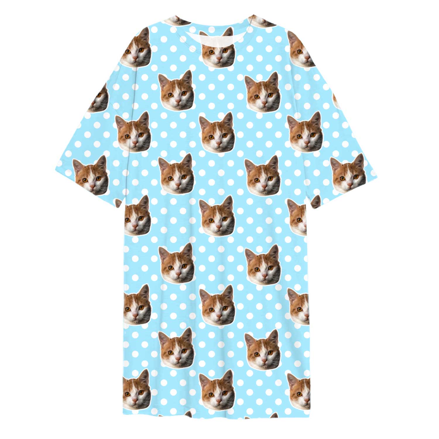 polka dot sleep tee