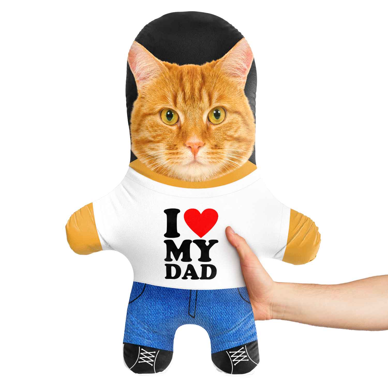 I Heart My Dad Cat Teddy Bear