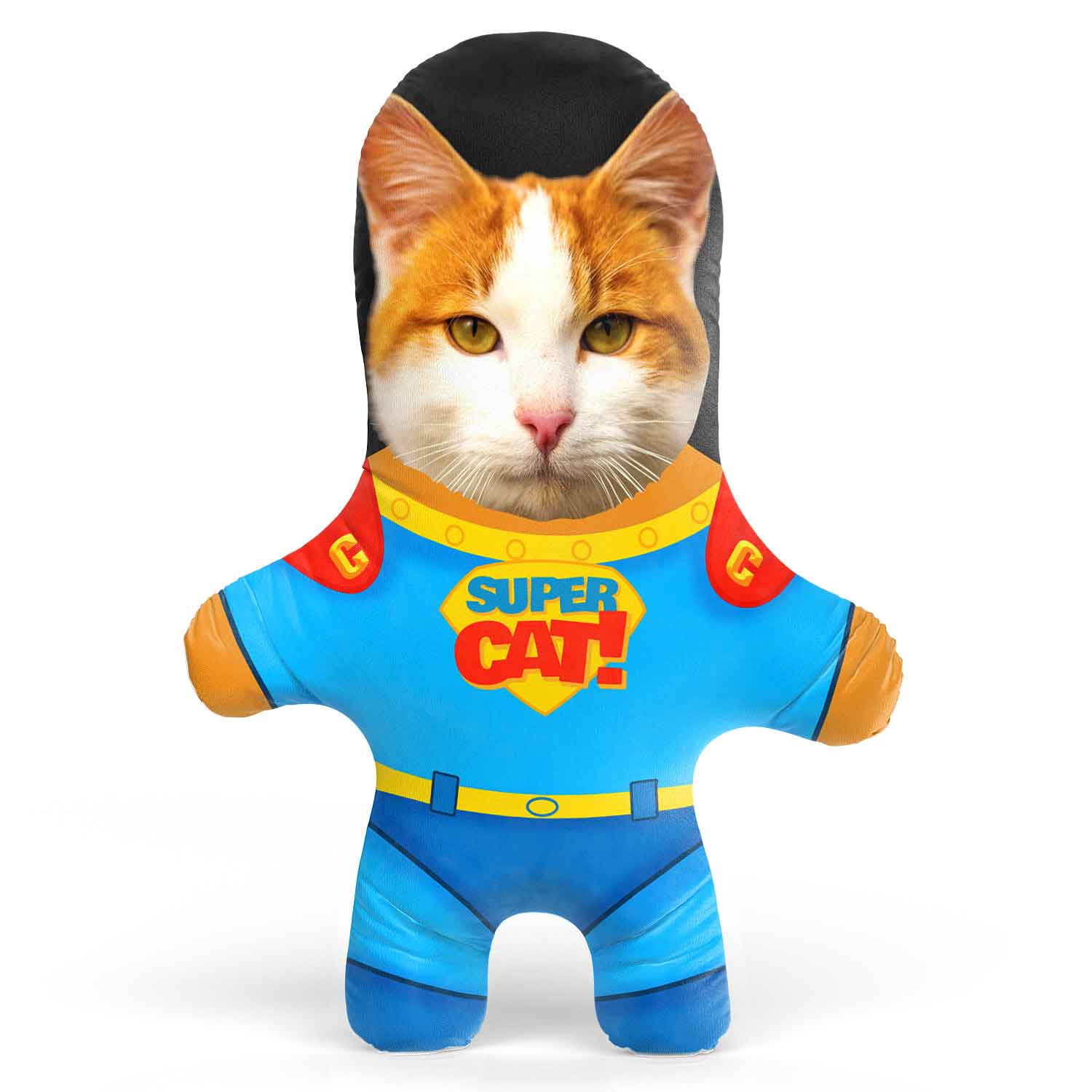 Super Cat Face Pillow