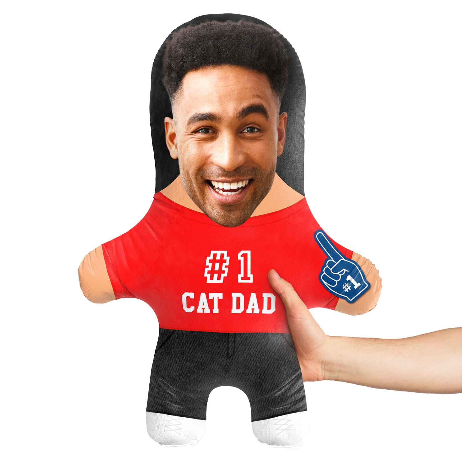#1 Cat Dad Teddy Bear