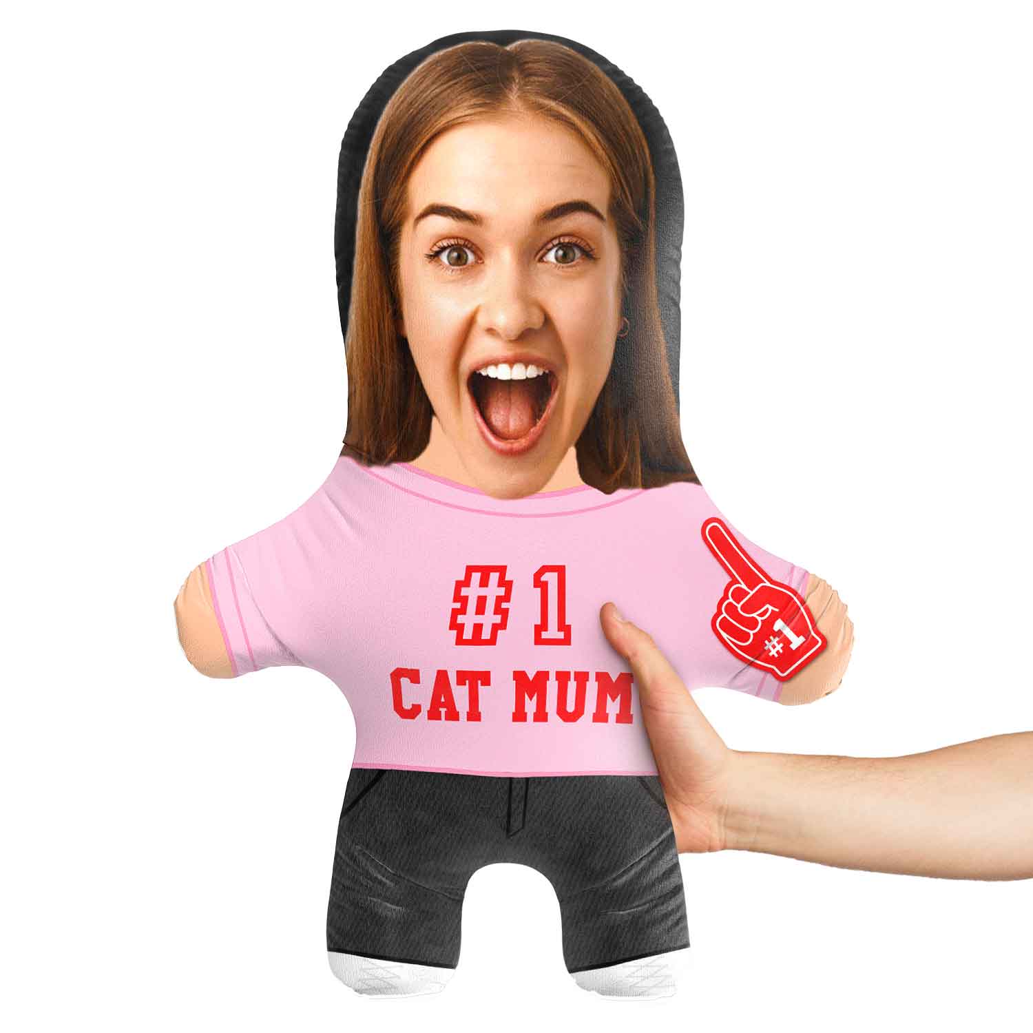 #1 Cat Mum Teddy Bear