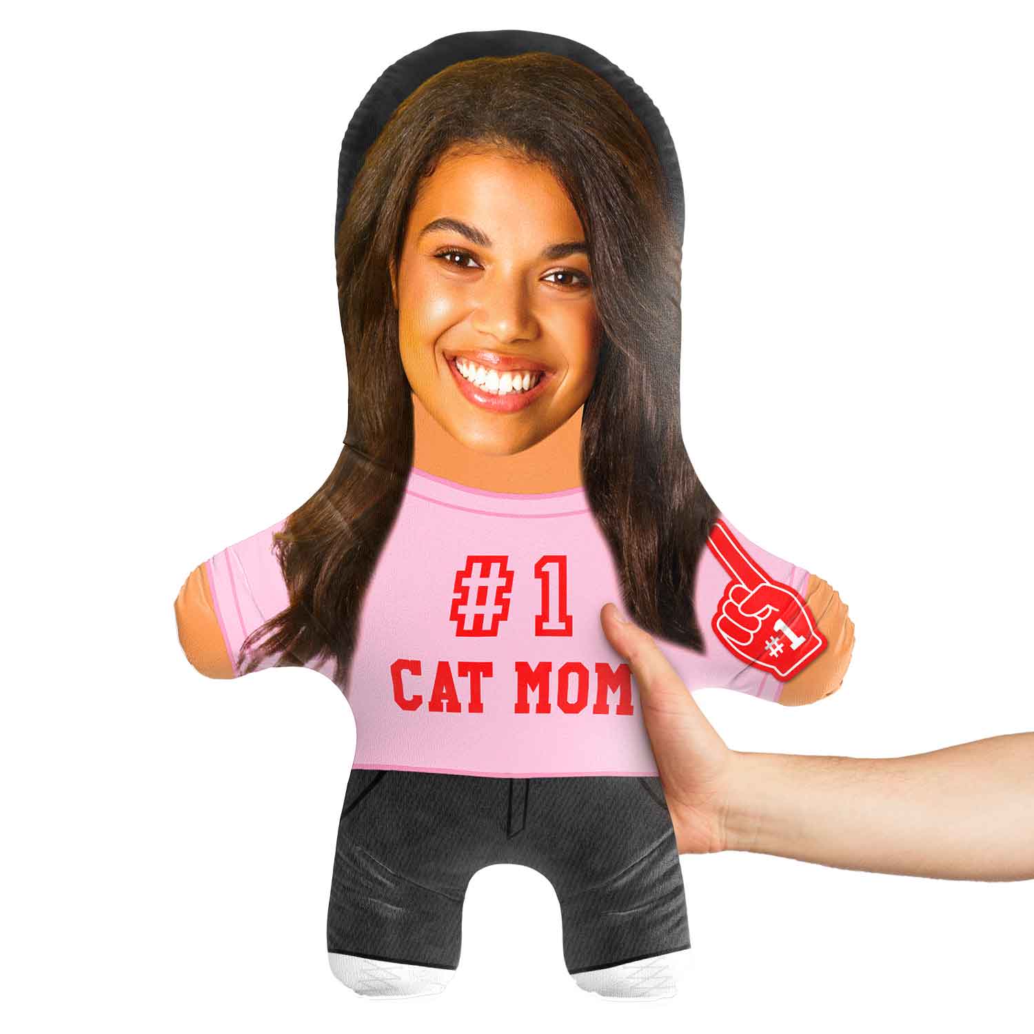 #1 Cat Mom Teddy Bear