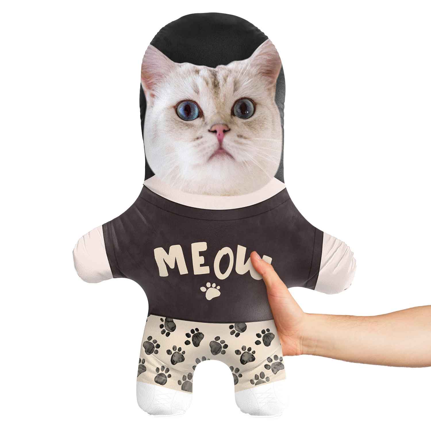 MEOW Face Pillow