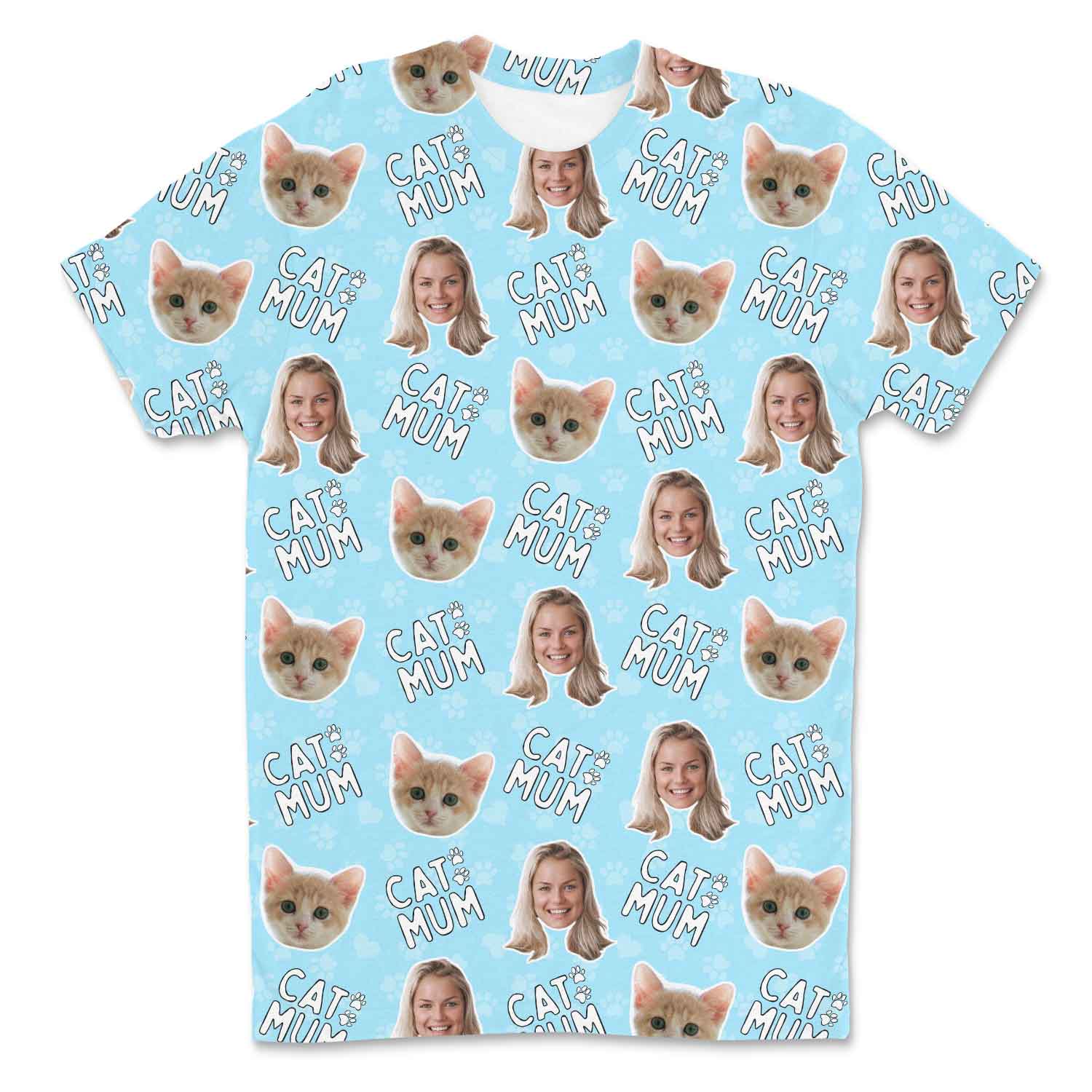 Cat Mum Custom T-Shirt