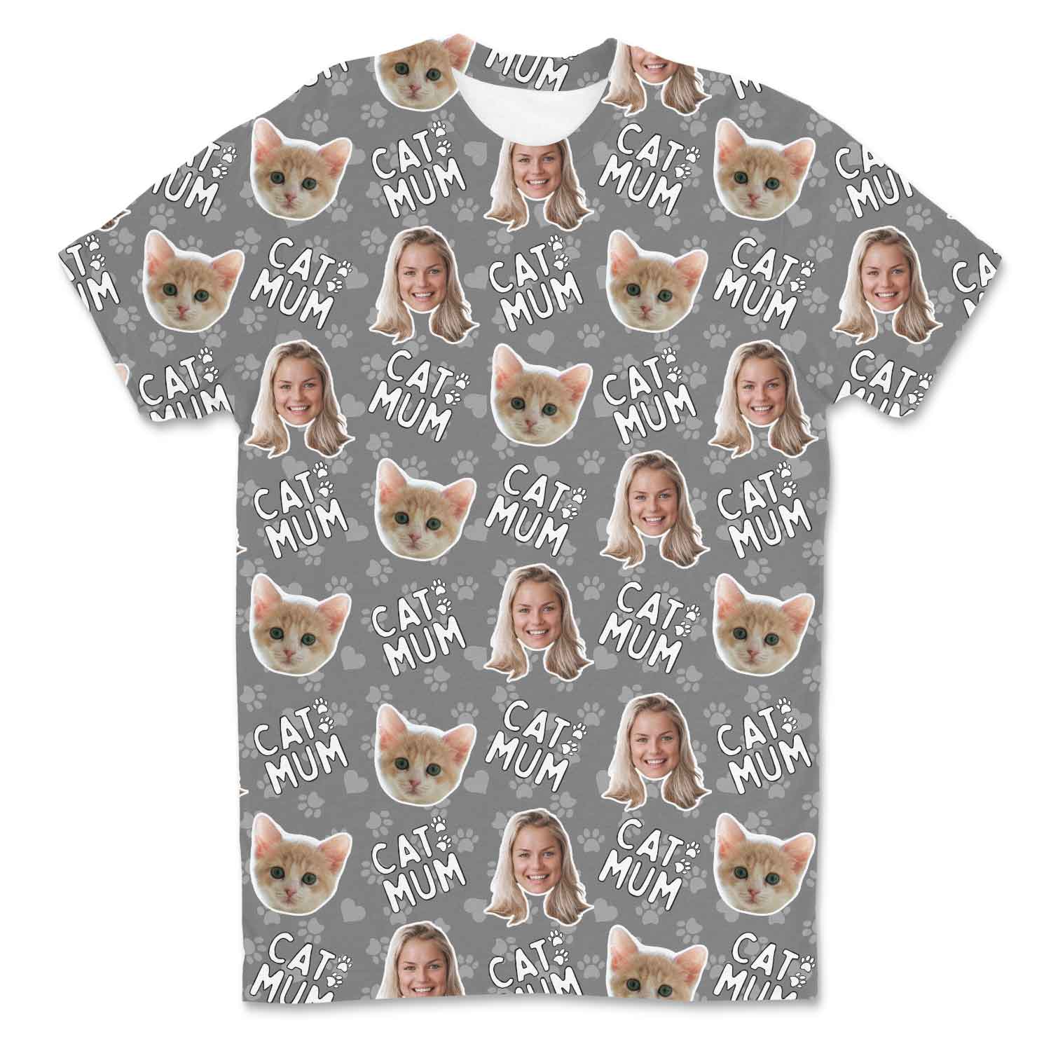 Cat Mum Custom T-Shirt