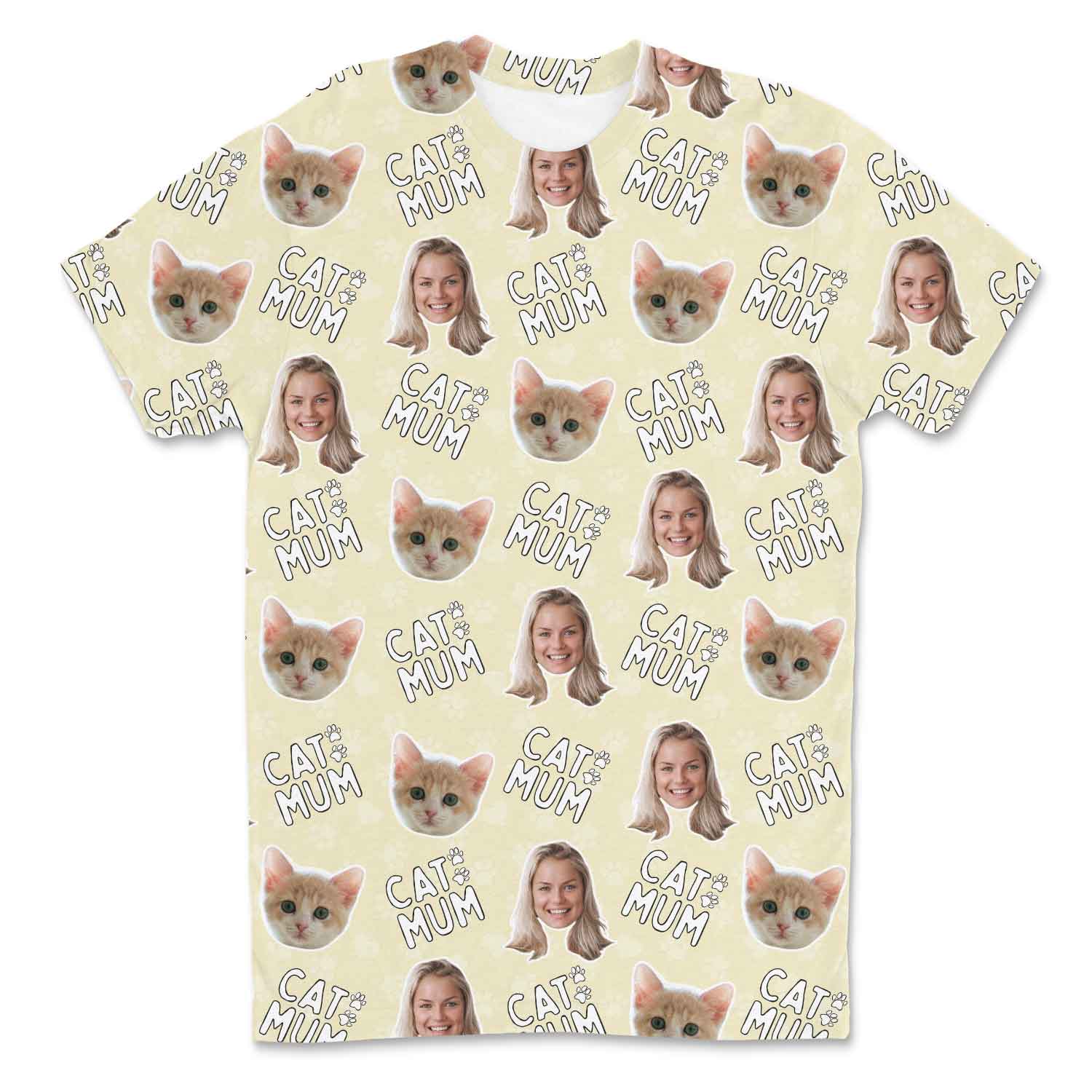 Cat Mum Custom T-Shirt
