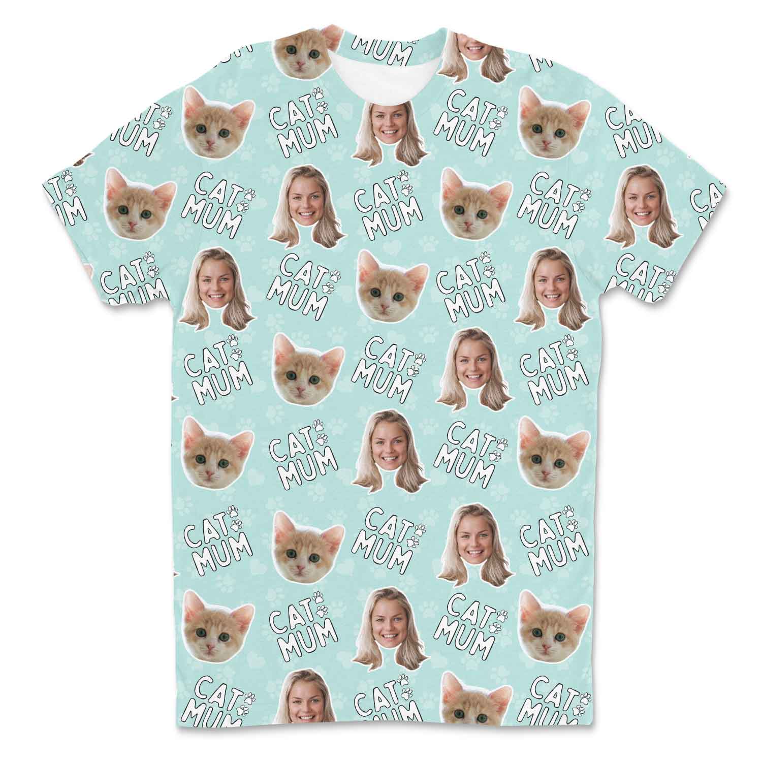 Cat Mum Custom T-Shirt