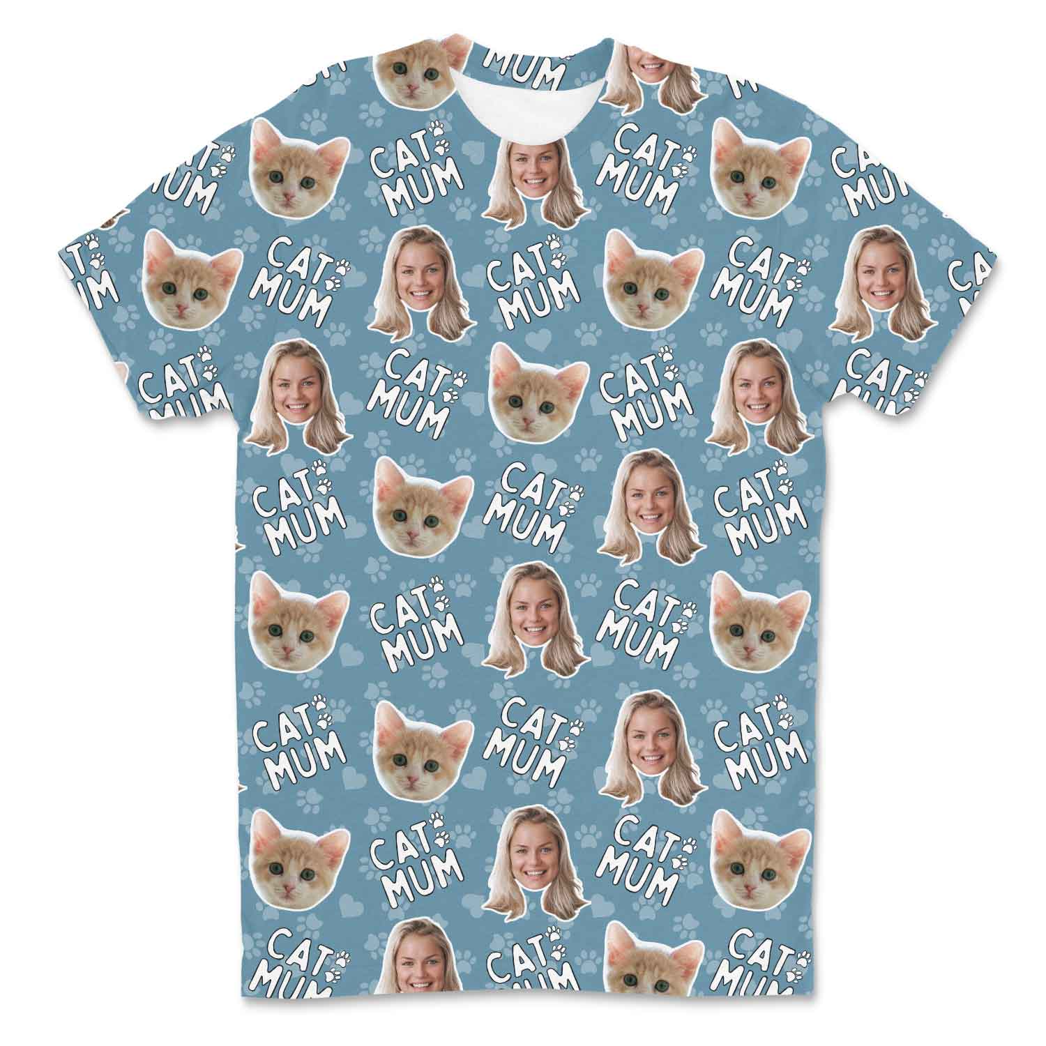 Cat Mum Custom T-Shirt