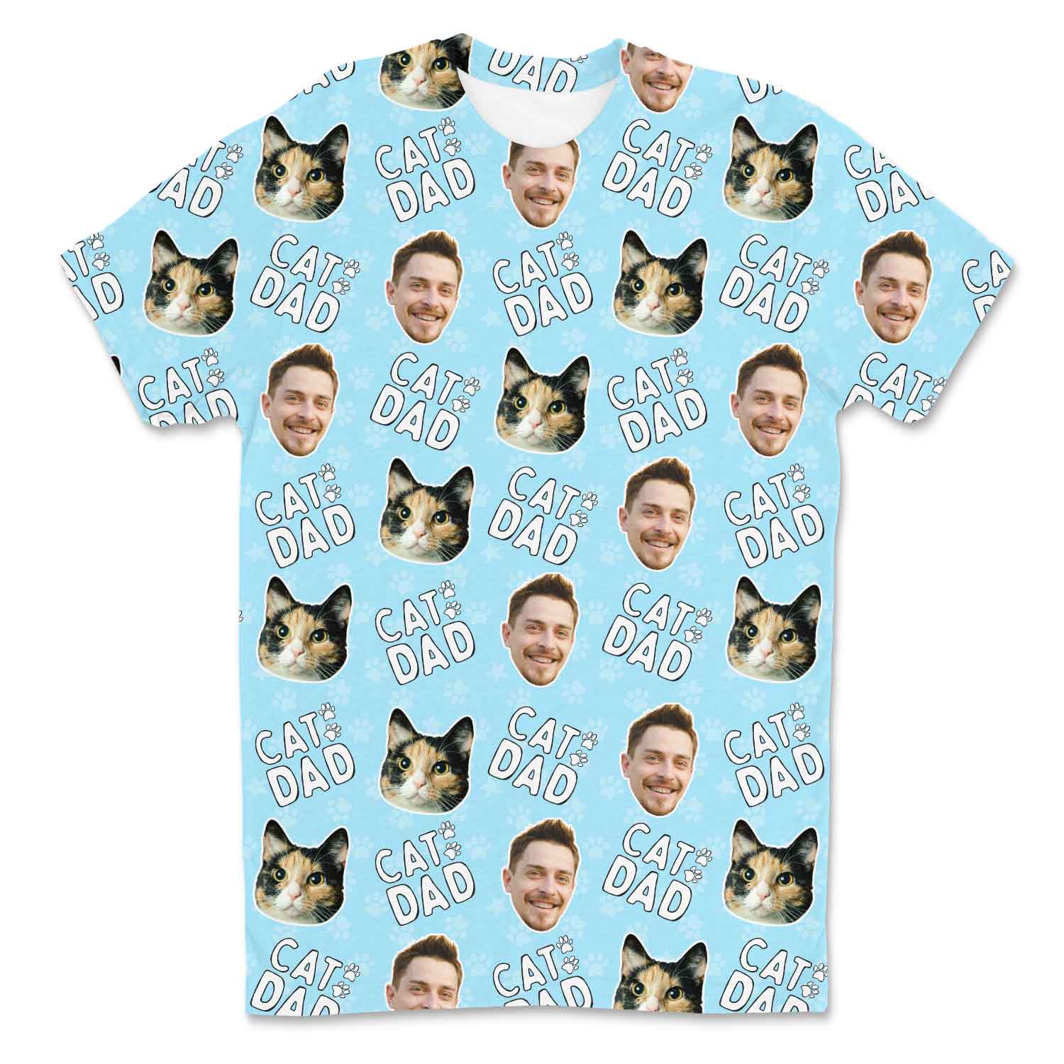 Cat Dad Custom T-Shirt