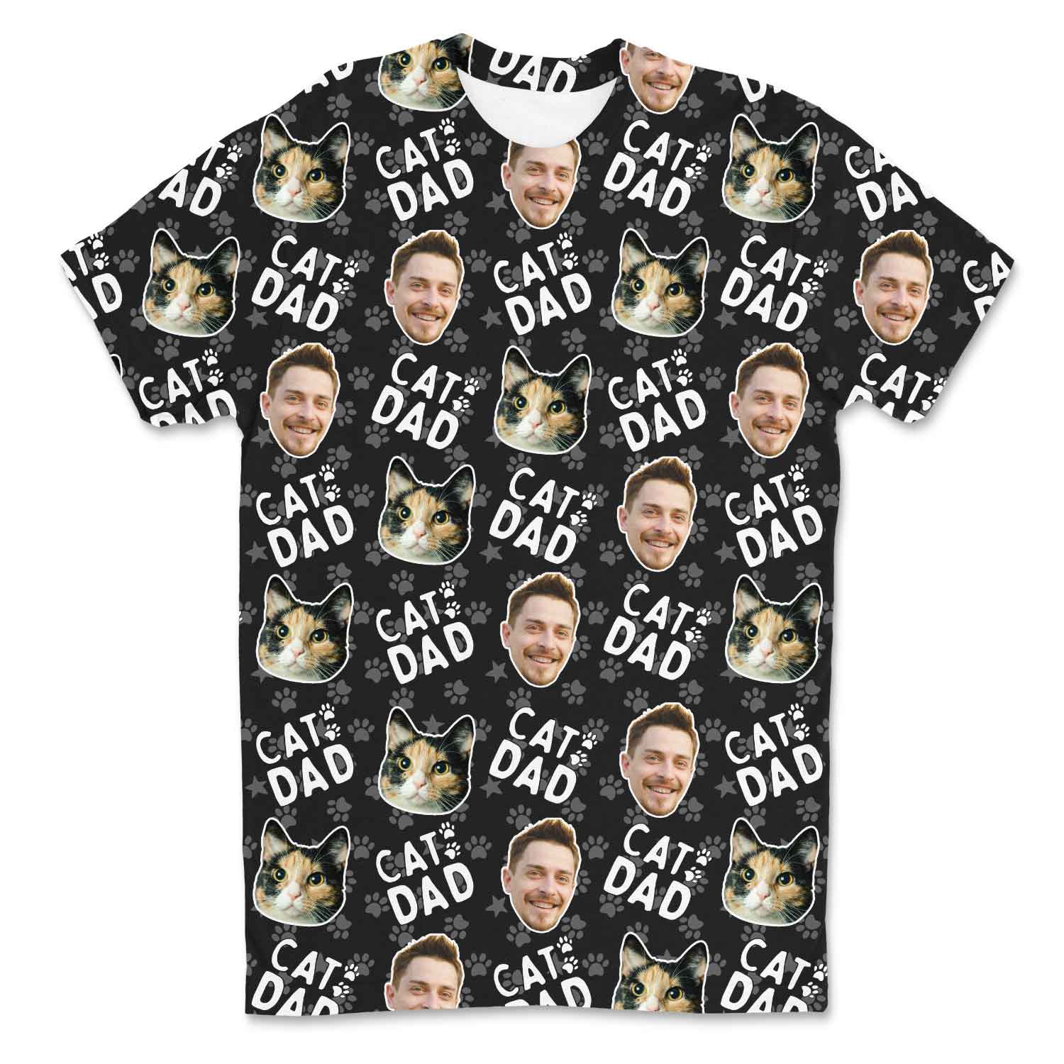 Cat Dad Custom T-Shirt