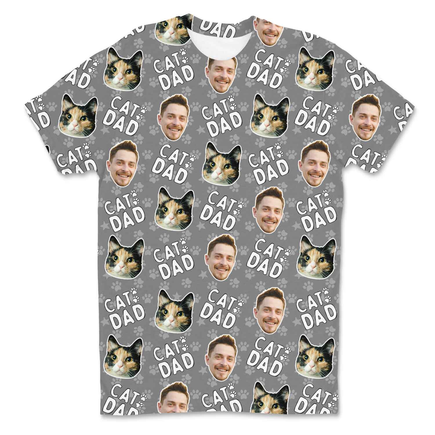 Cat Dad Custom T-Shirt