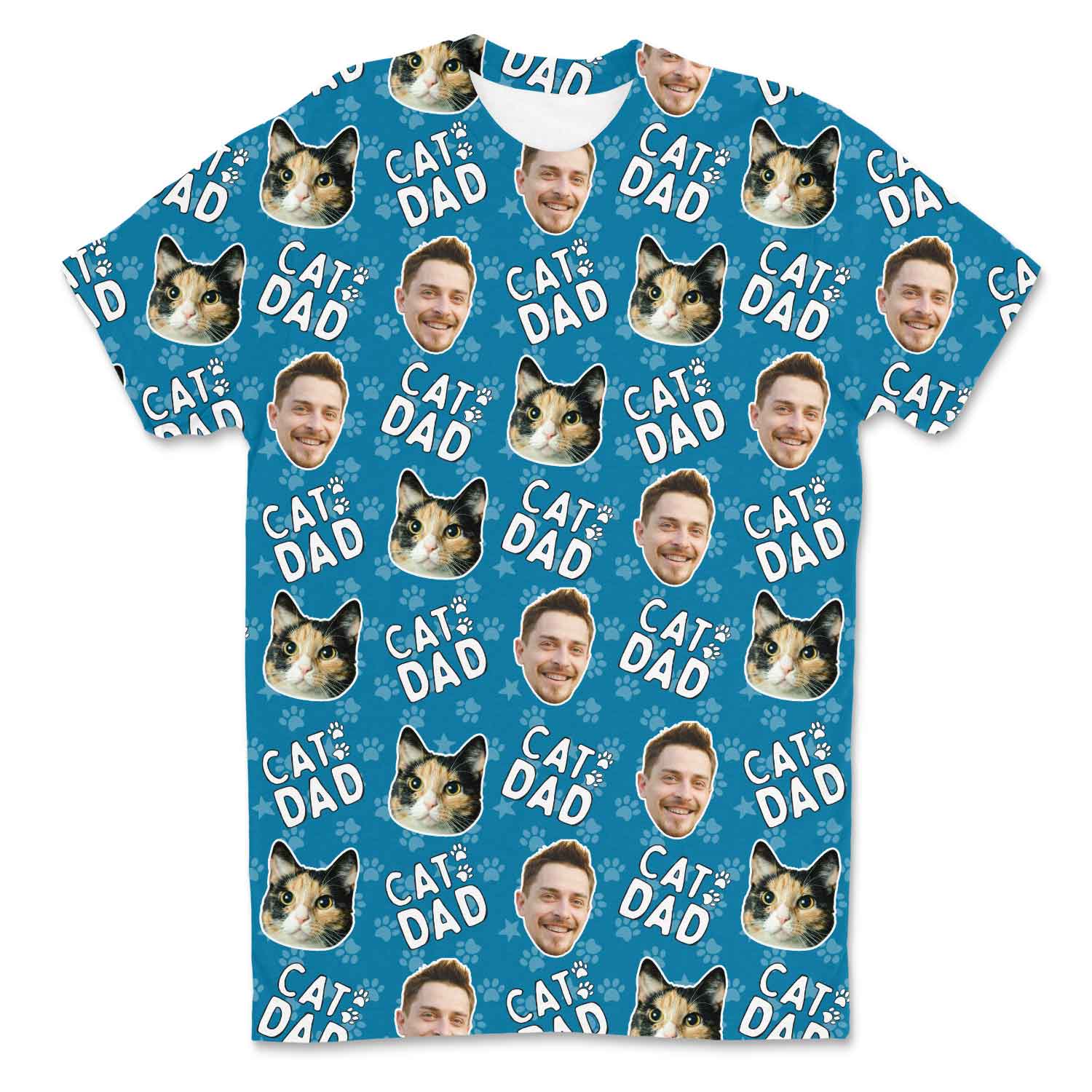 Cat Dad Custom T-Shirt