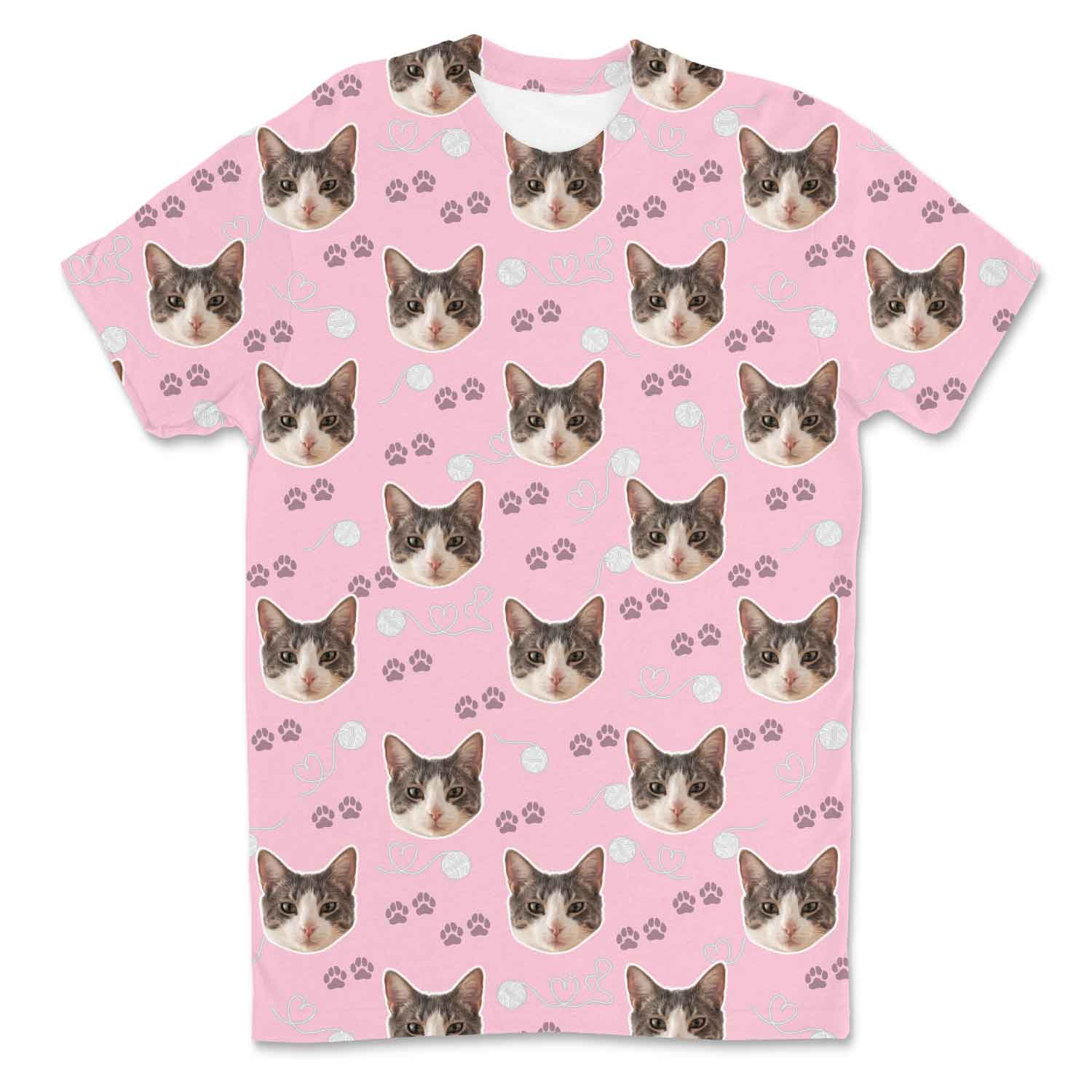 Meowie Pattern Custom T-Shirt