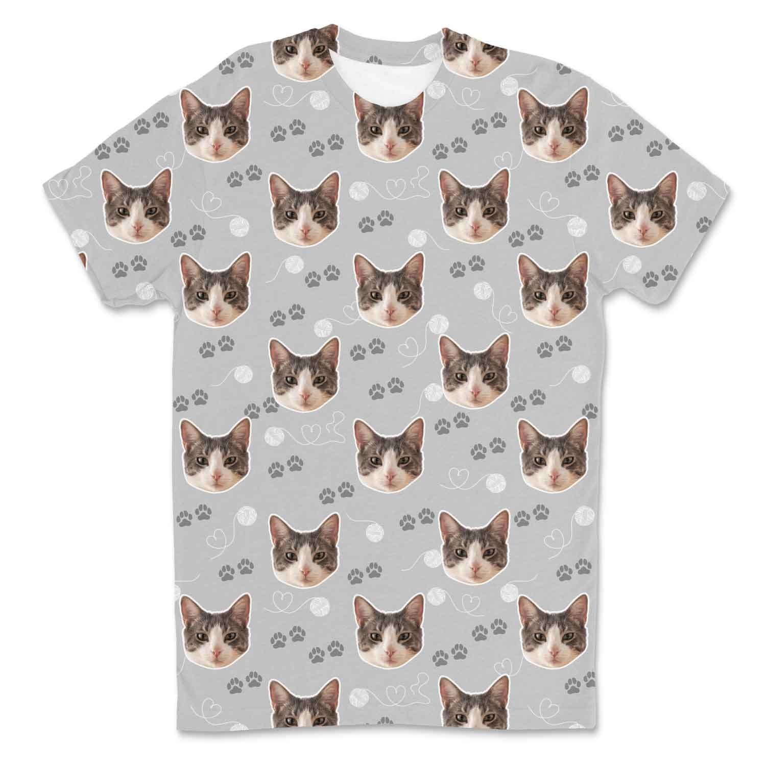 Meowie Pattern Custom T-Shirt
