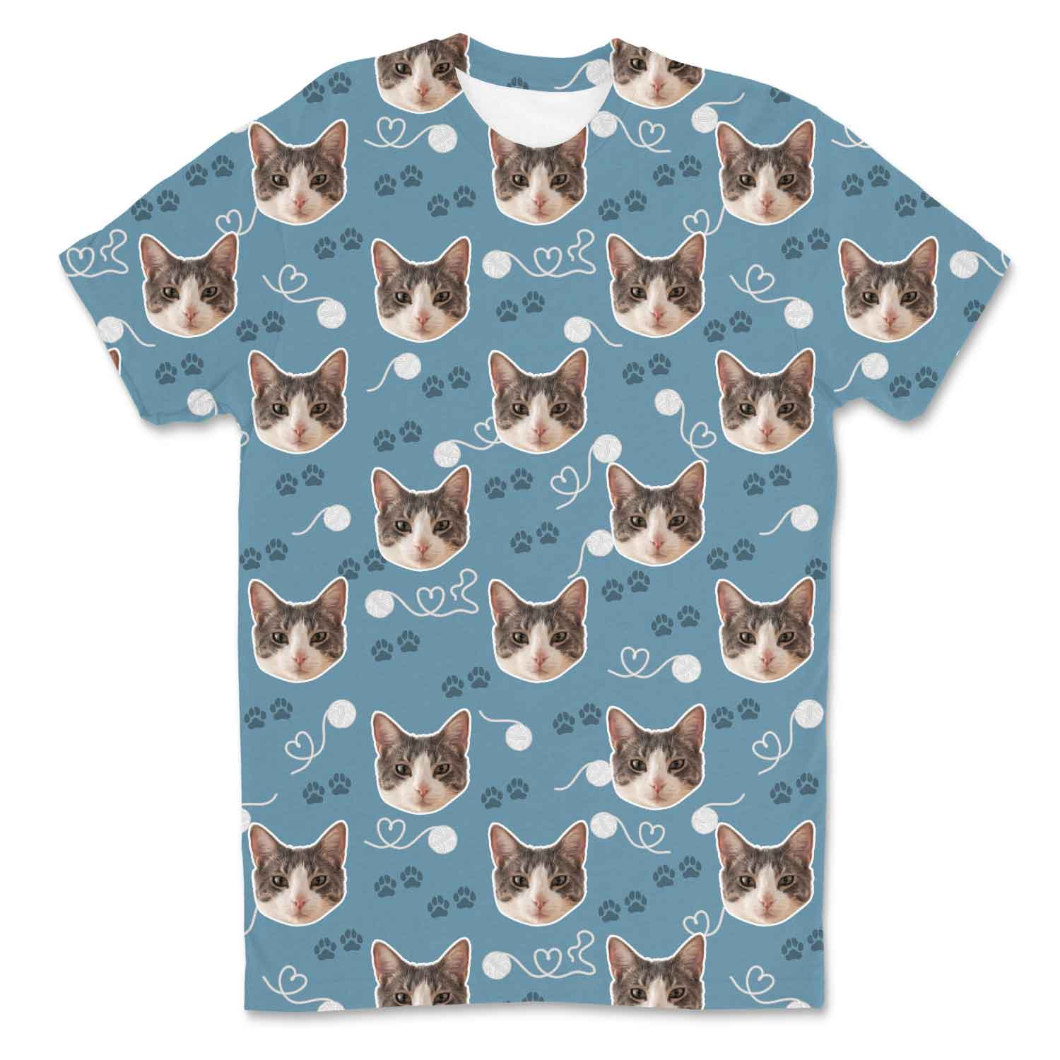 Meowie Pattern Custom T-Shirt
