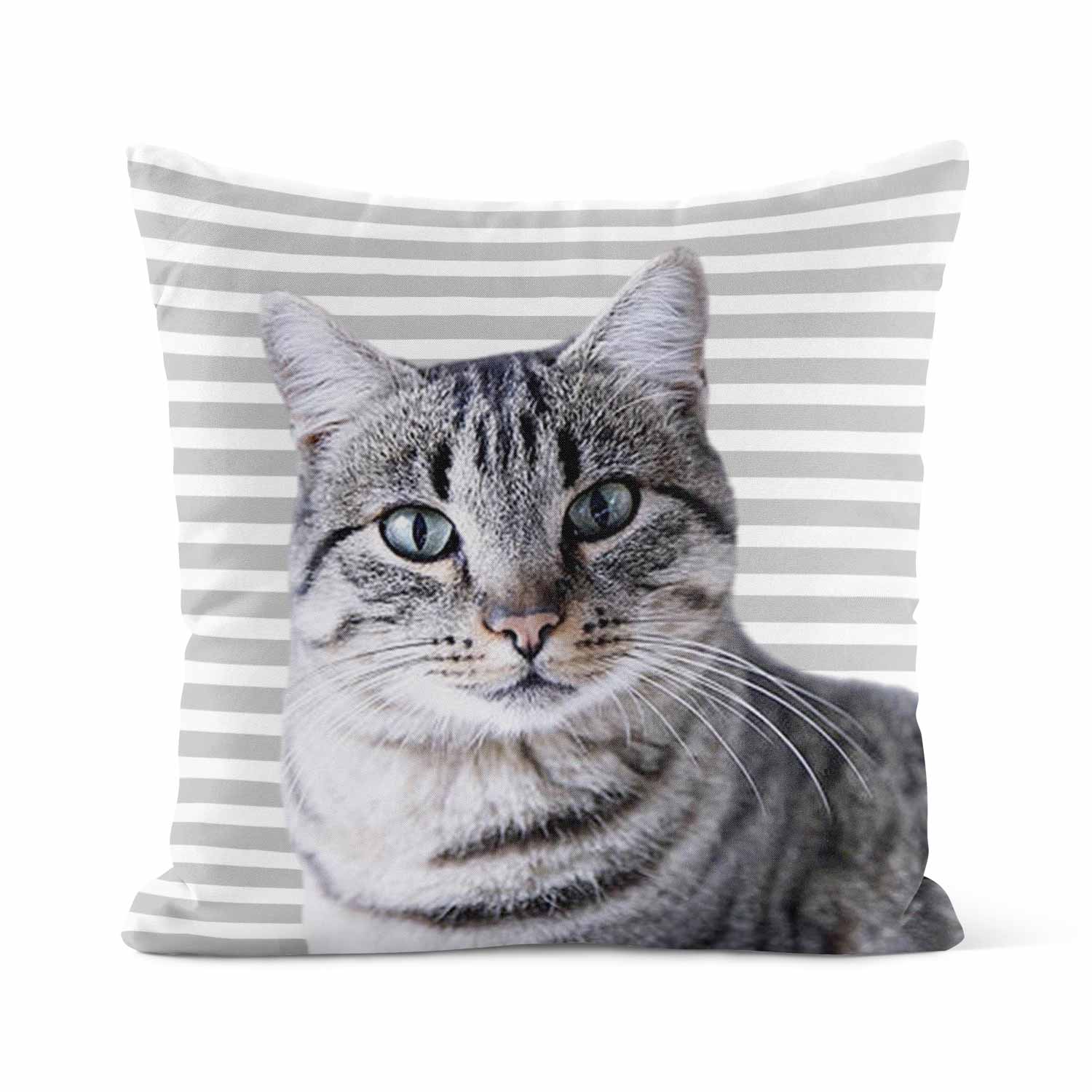 Your Cat Stripe Pattern Cushion