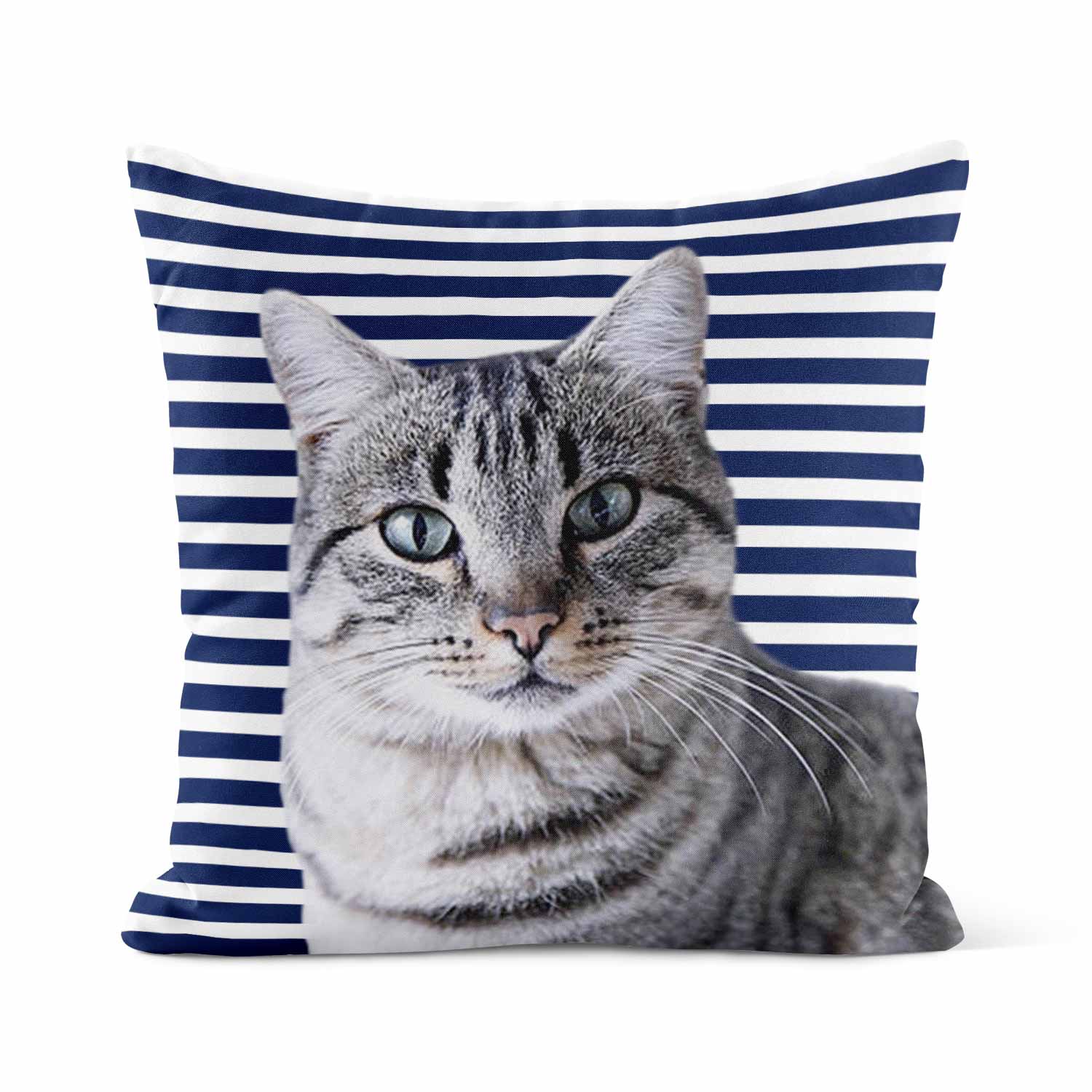 Your Cat Stripe Pattern Cushion
