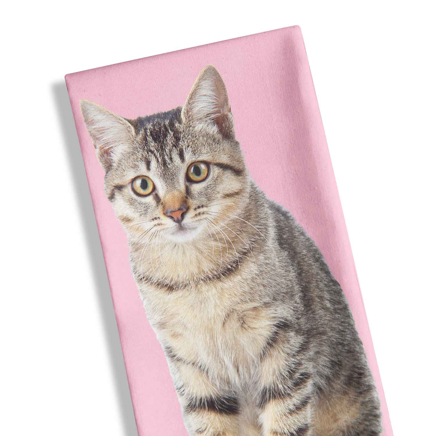 Your Cat Photo Colour Background Tea Towel