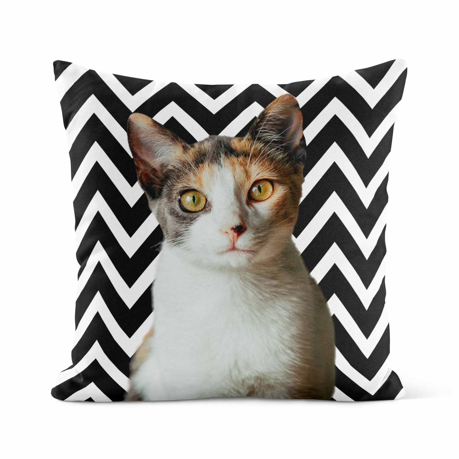 Your Cat Zig Zag Pattern Cushion
