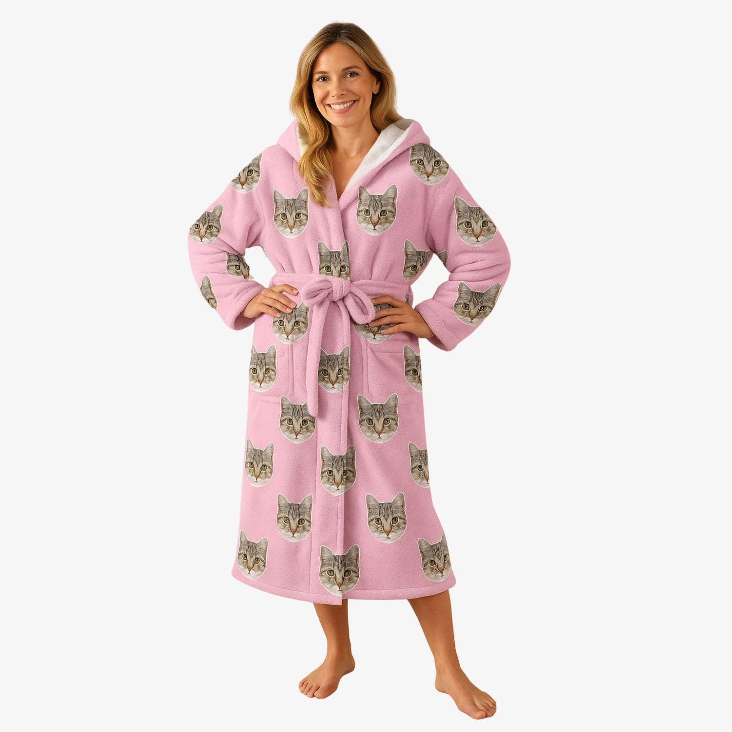 Your Cat's Face Personalised Dressing Gown