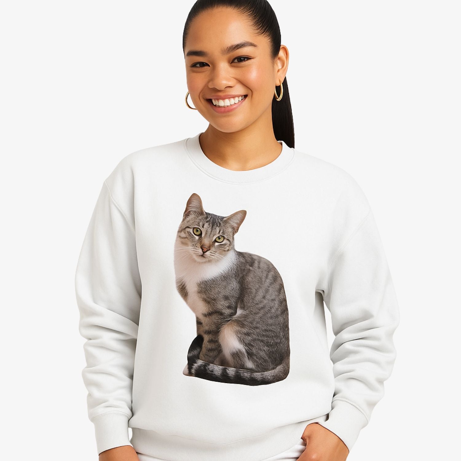 Your Cat Photo Personalised Sweatshirt