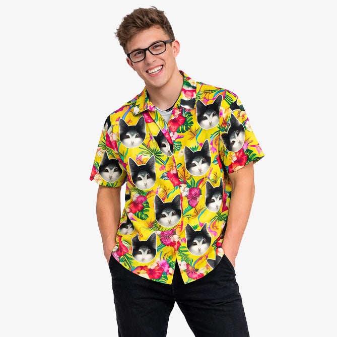 Your Cat Tropical Custom Hawaiian Shirt