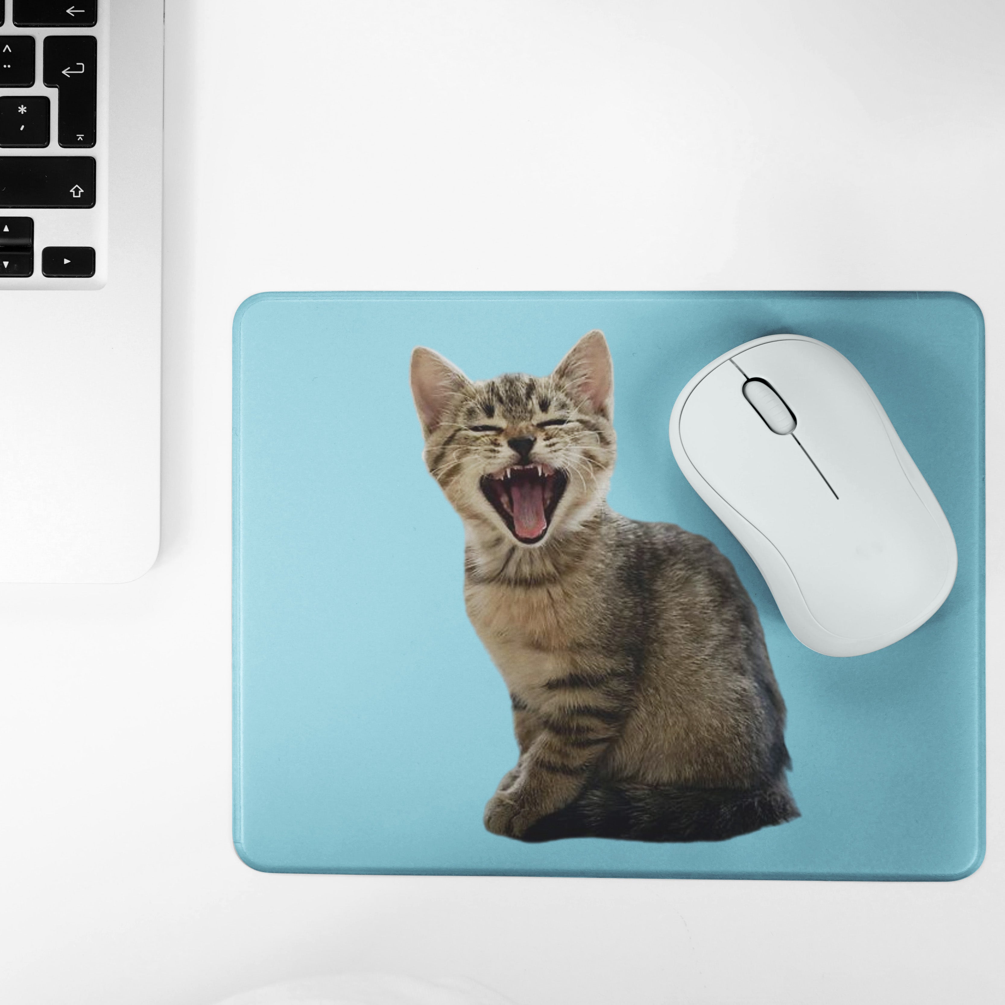Cat Face Mouse Mat