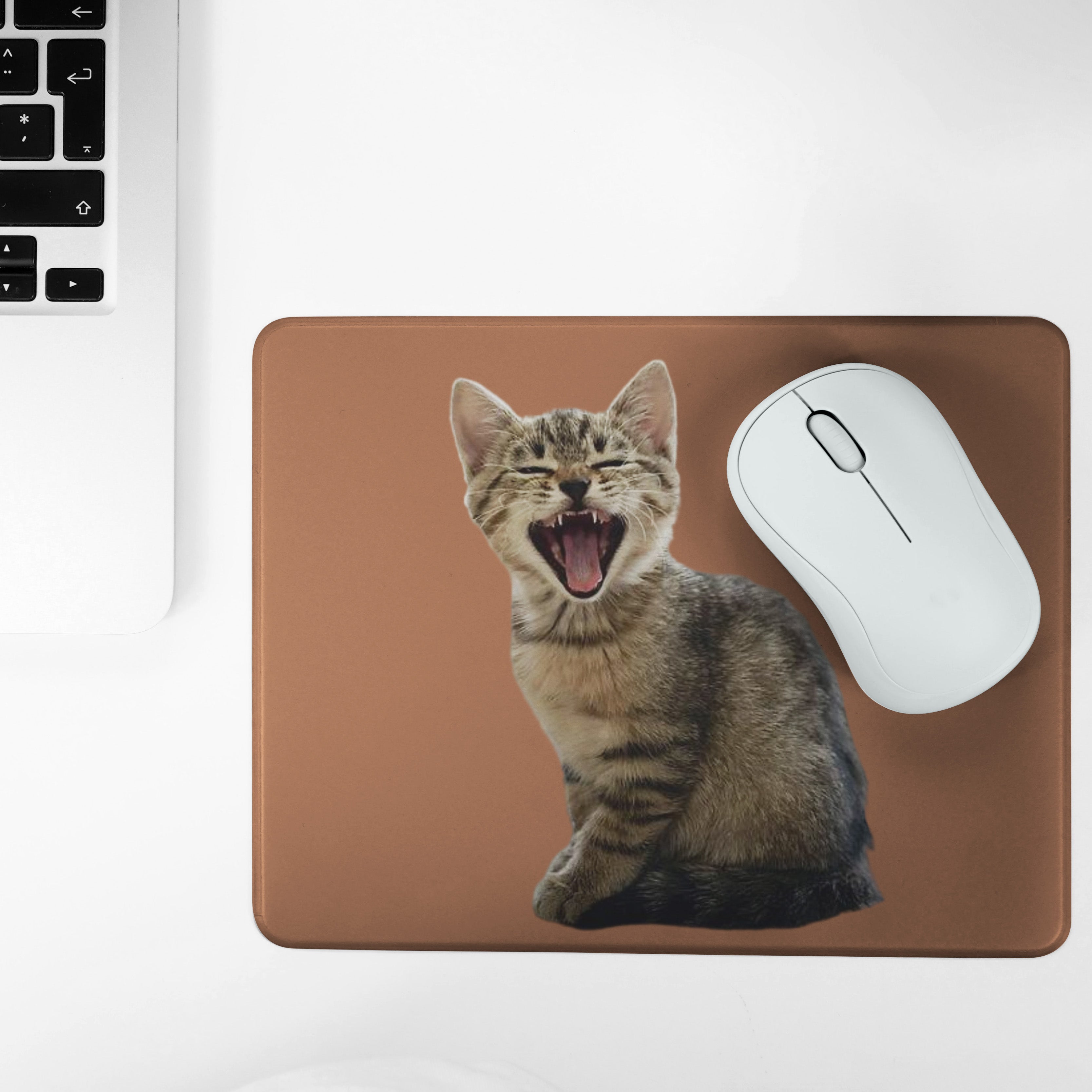 Cat Face Mouse Mat