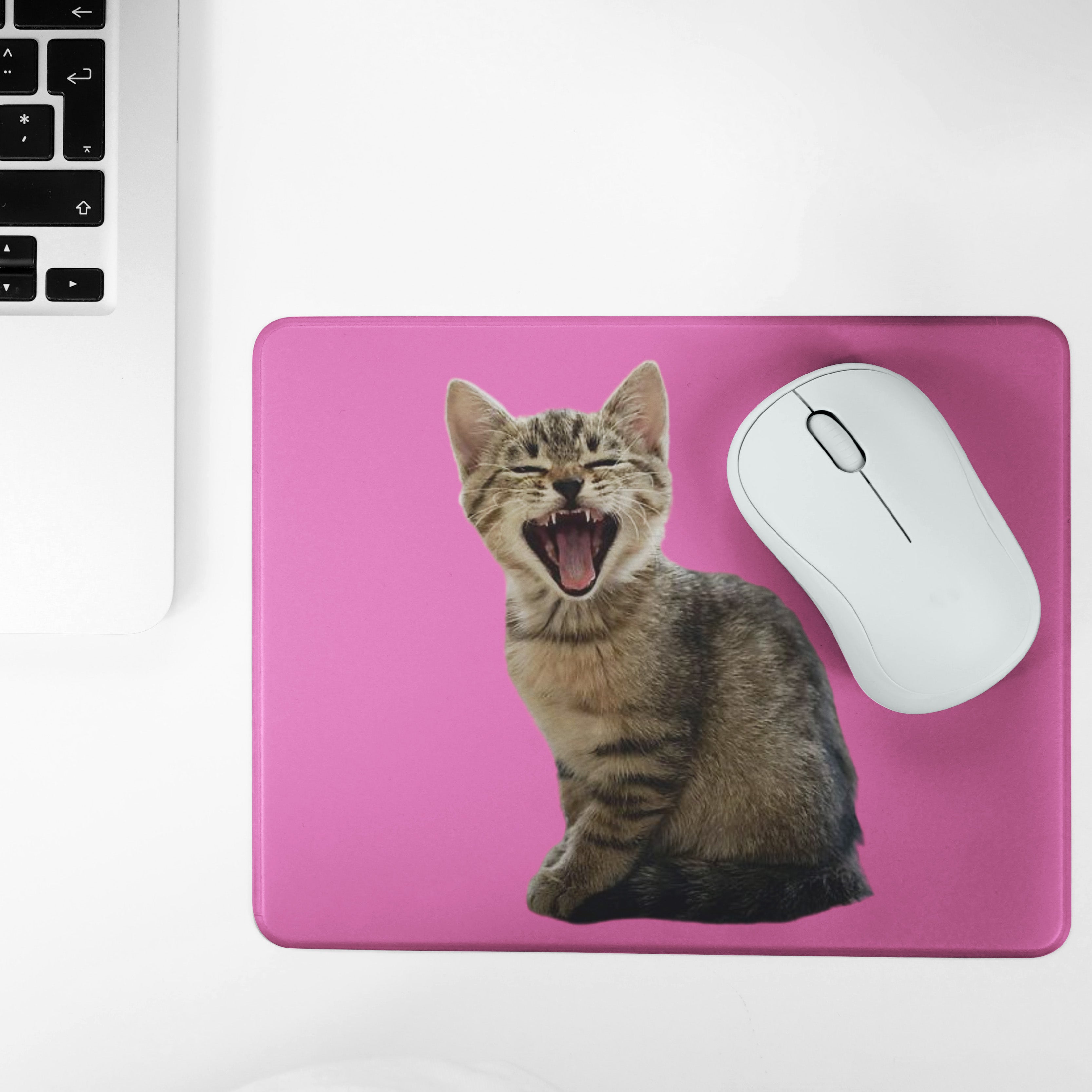 Cat Face Mouse Mat