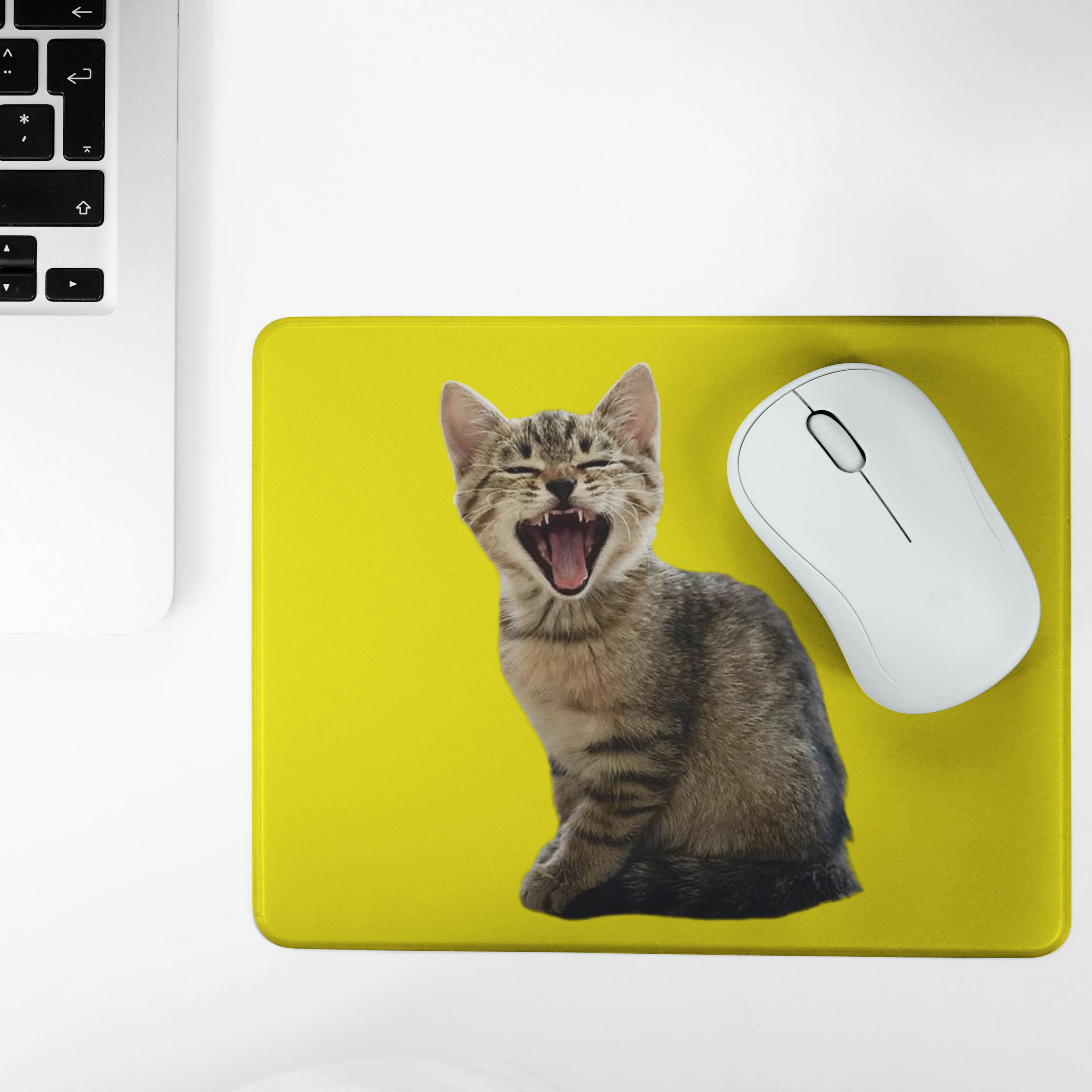 Cat Face Mouse Mat