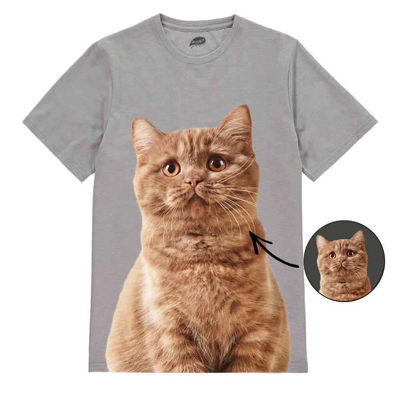Cat Face Mens T-Shirt