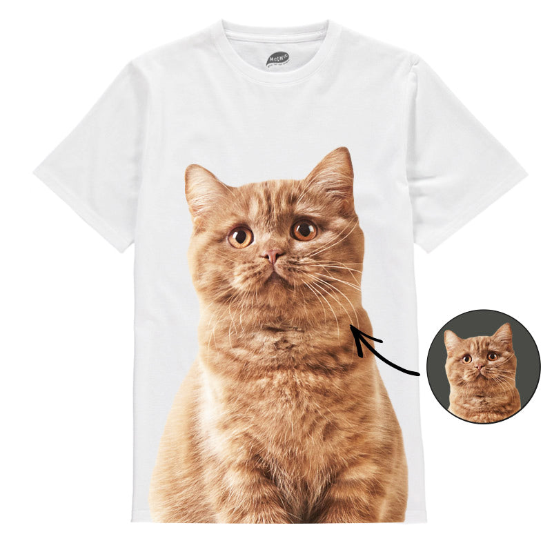 Cat Face Mens T-Shirt