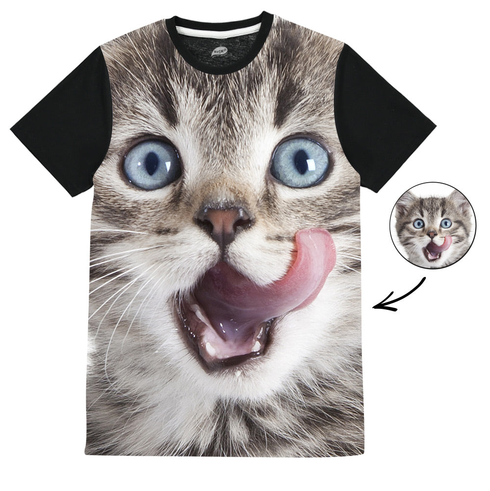 Cat Face Splat T-Shirt