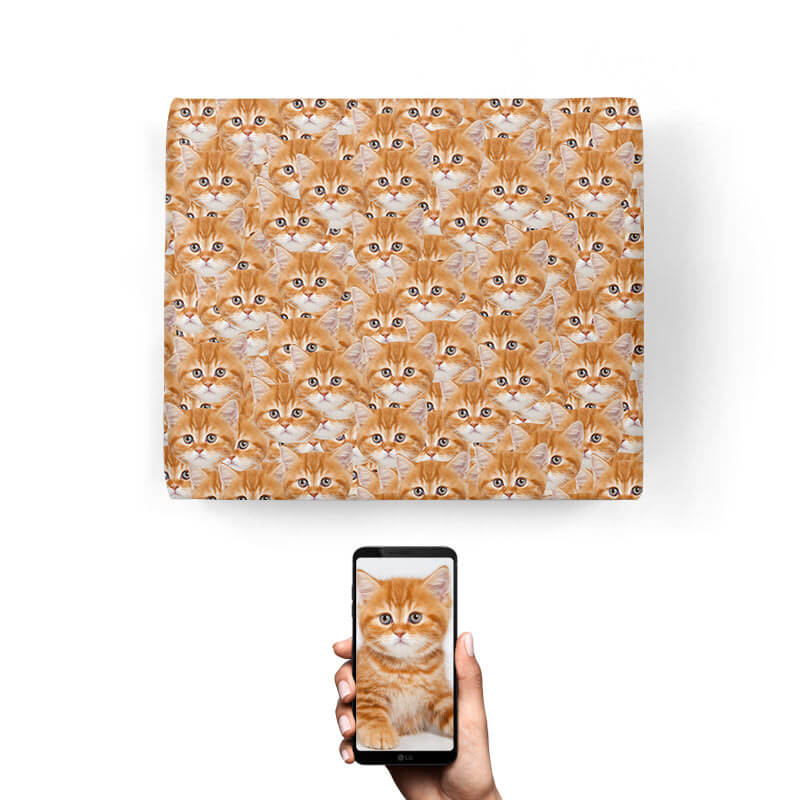 Your Cat Mash Up Wrapping Paper