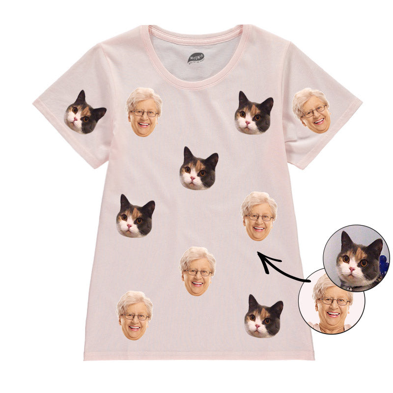Cat & Owner Ladies T-Shirt