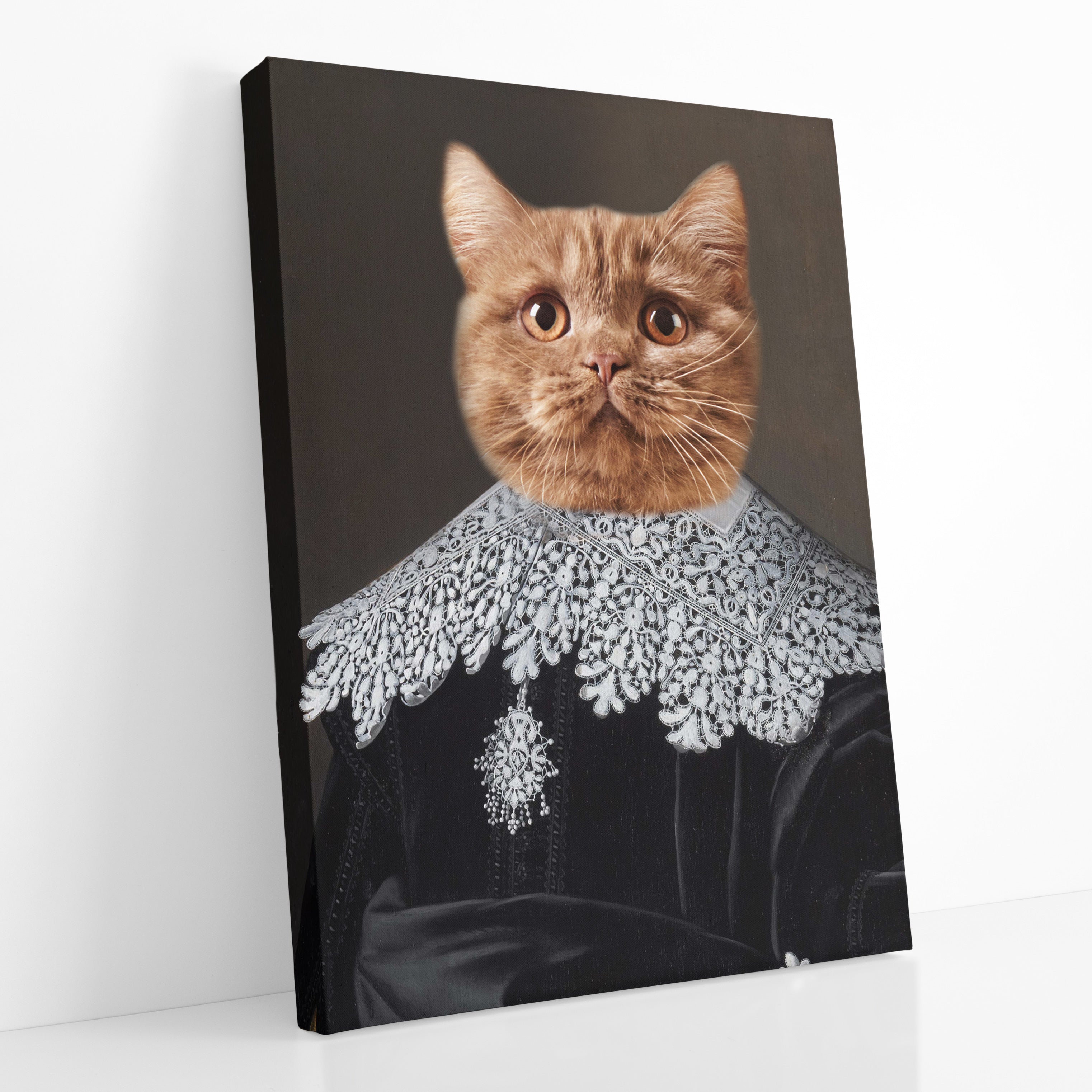 Cat Gentleman Canvas